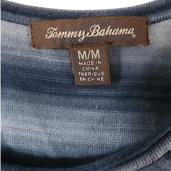 Tommy Bahama Blue Striped Tank Maxi Dress Medium - Picture 2 of 3
